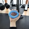 2025 High Quality Customized Logo Finger Training Exercise Silicone Strengthener Hand Grip Ring Exercise Equipment