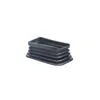 Custom Black Rectangular Rubber Bellows Dust Cover Supplier