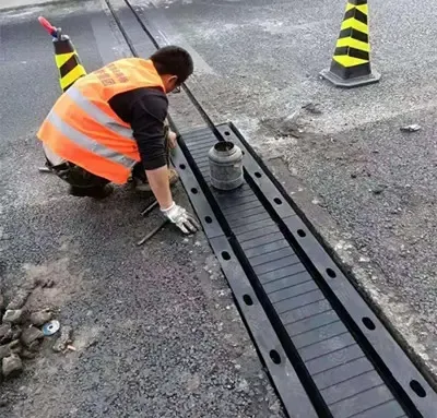 Custom Heavy Traffic Loading Elastomeric Rubber Bridge Joint Steel Material for Building and Bridge Expansion