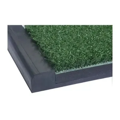 Customizable 5X5FT Durable Nylon Golf Mat Rubber Tray with Custom Logo for Sports Training Base