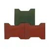 Factory Sale Rubber Pavers Children Playground Dog Bone Shape Rubber Flooring Driveway Rubber Bricks Horse Stable