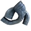 Heavy-Duty Black Spiral Noise Reduction Wire Skeleton Rubber Air Filter Intake Hose