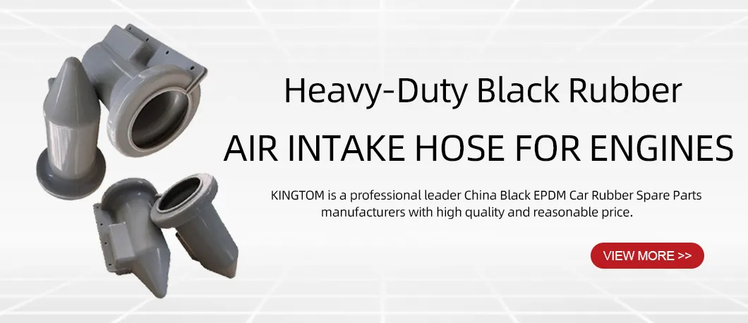 Heavy-Duty Spiral Noise Reduction Low Air Flow Resistance Rubber Intake Hose