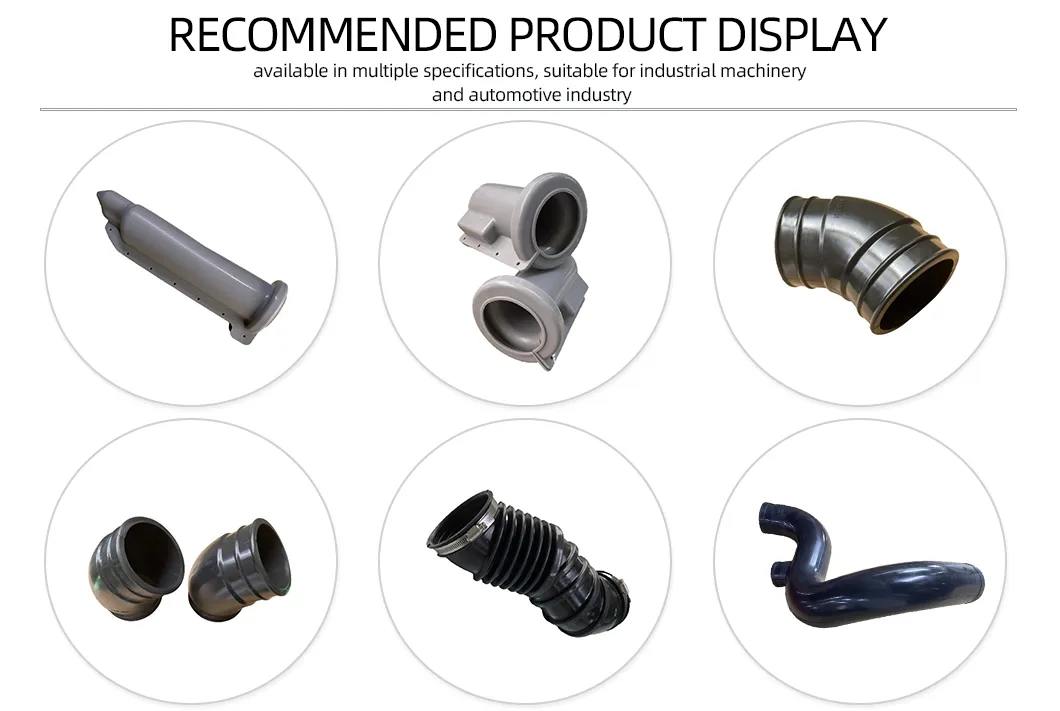 Heavy-Duty Spiral Noise Reduction Low Air Flow Resistance Rubber Intake Hose