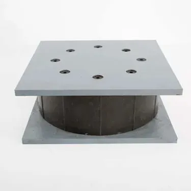 High Quality Bridge Rubber Isolation Bearing Lead Core Elastic Bearing Pads Buildings Bridges Rectangular Custom Moulding