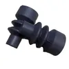 High Quality Custom Molded Black Silicone NBR HNBR EPDM Damping Rubber Bellows Parts