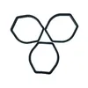High Rebound Frame Ring Door Silicone EPDM Strip Flat Anti-Vibration Rubber Gasket Oil Seals for Auto Parts
