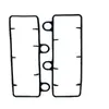 Hydraulic Frame Ring Door Silicone EPDM Strip Flat Compression Recovery Rubber Gasket Oil Seals for Auto Parts