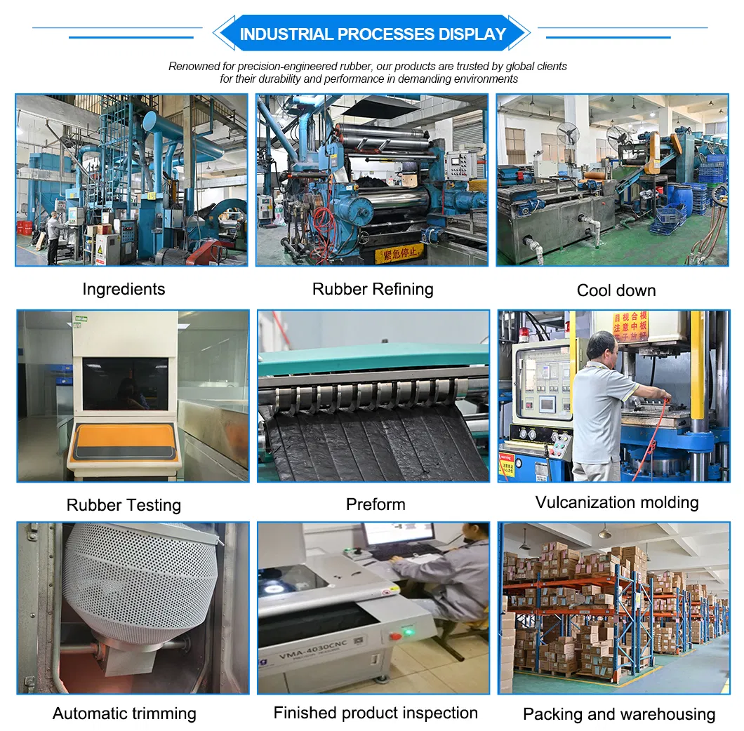 Hydraulic Frame Ring Door Silicone EPDM Strip Flat Dielectric Resistance Rubber Gasket Oil Seals for Auto Parts
