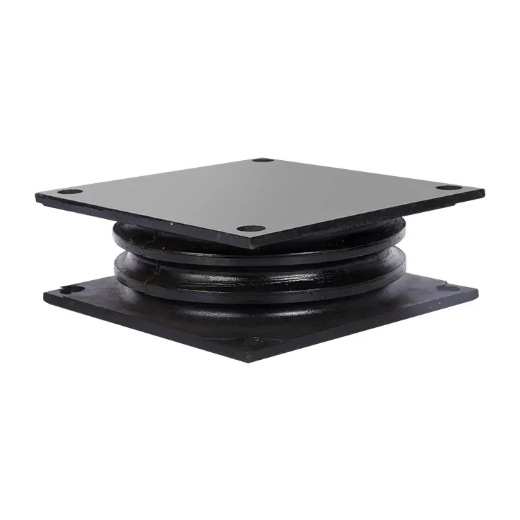 Lead Rubber Bearing for Building Shock Absorption Seismic Isolator Bridge Elastomeric Rubber Isolation Rubber Bridge Bearing Pad