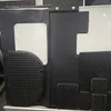 Natural Synthetic Solid Rubber Sound Insulation Door Floor Hollow Drainage Mat Rolls with Adhesive Backing