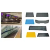 Natural Synthetic Solid Wear Resistance Rubber Door Floor Hollow Drainage Mat Rolls with Adhesive Backing