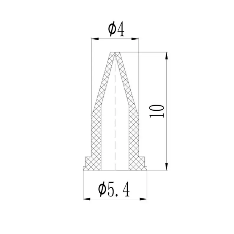 Rubber Check Valve Silicone One Way Small Mini Duckbill Valve One Way Flow Control Silicon Duckbill Valves