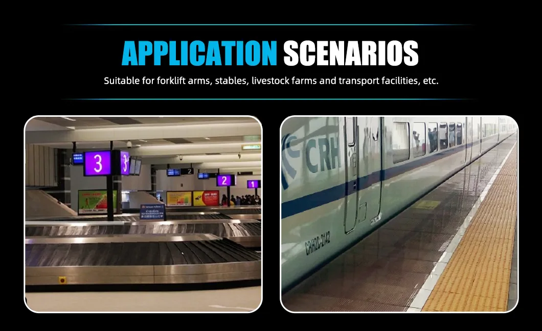 Rubber Mats for Airport Baggage Conveyor