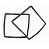 Square O-Rubber Seals & Fire & Temperature Resistant Customizable Rubber Products & Black Rubber D-Ring
