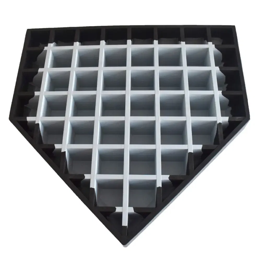 Waffle Design in-Ground Baseball Base Heavy-Duty Rubber Home Plate Base